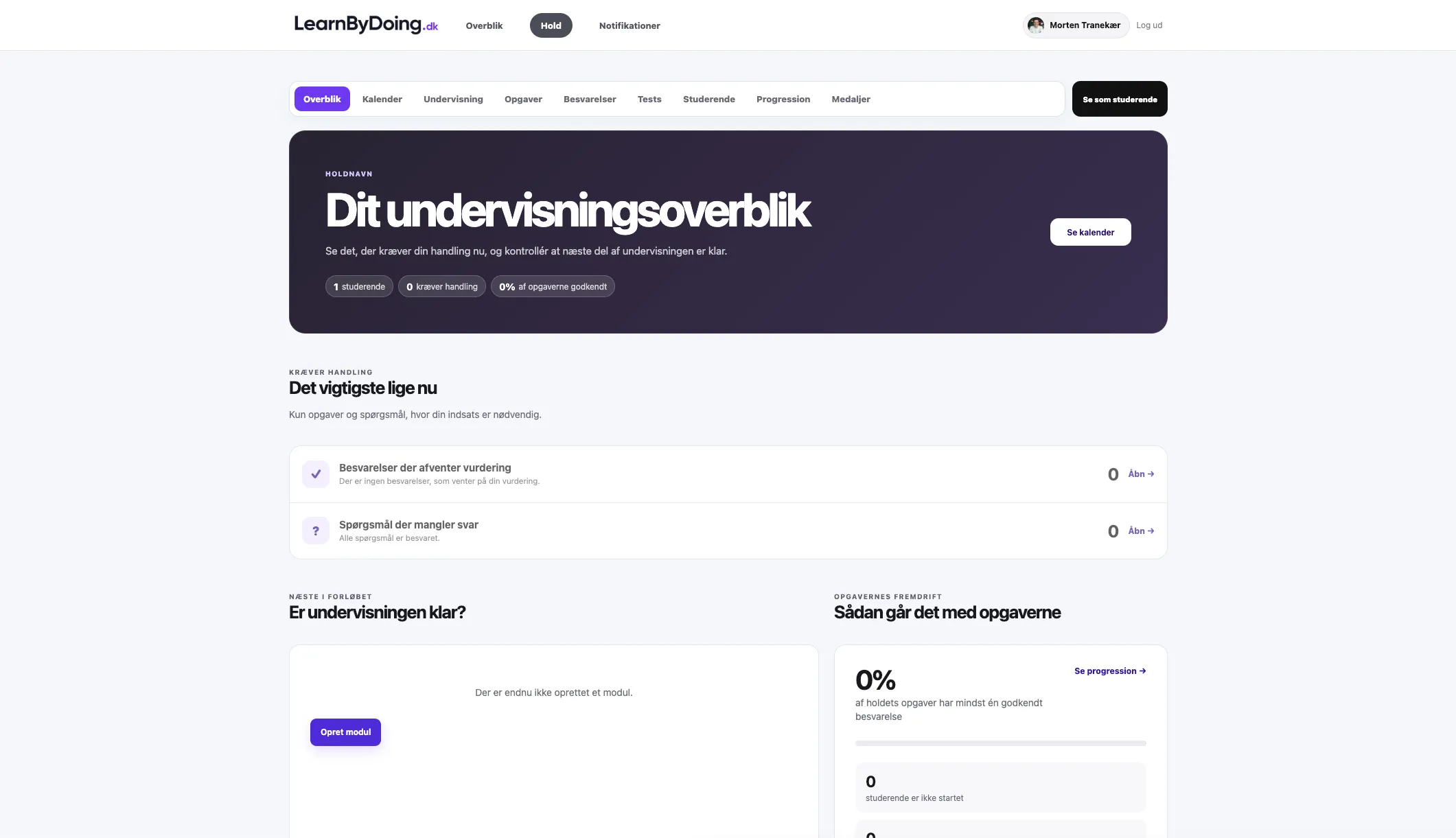 Underviserens overblik